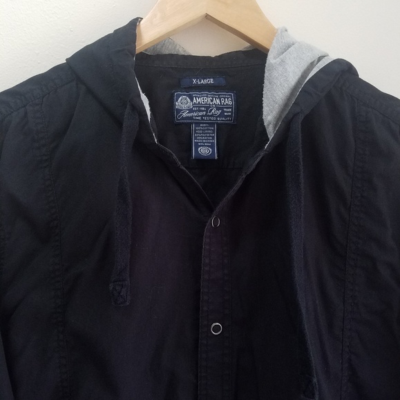 AMERICAN RAG hooded shirt - Picture 2 of 6